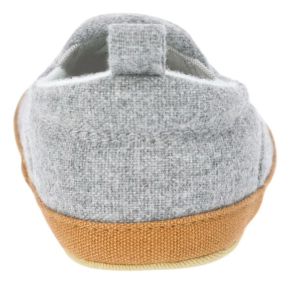 Carter's Gray Slip-On and Tan Lace-Up Baby Shoe Lot of 2 - Picture 4 of 10